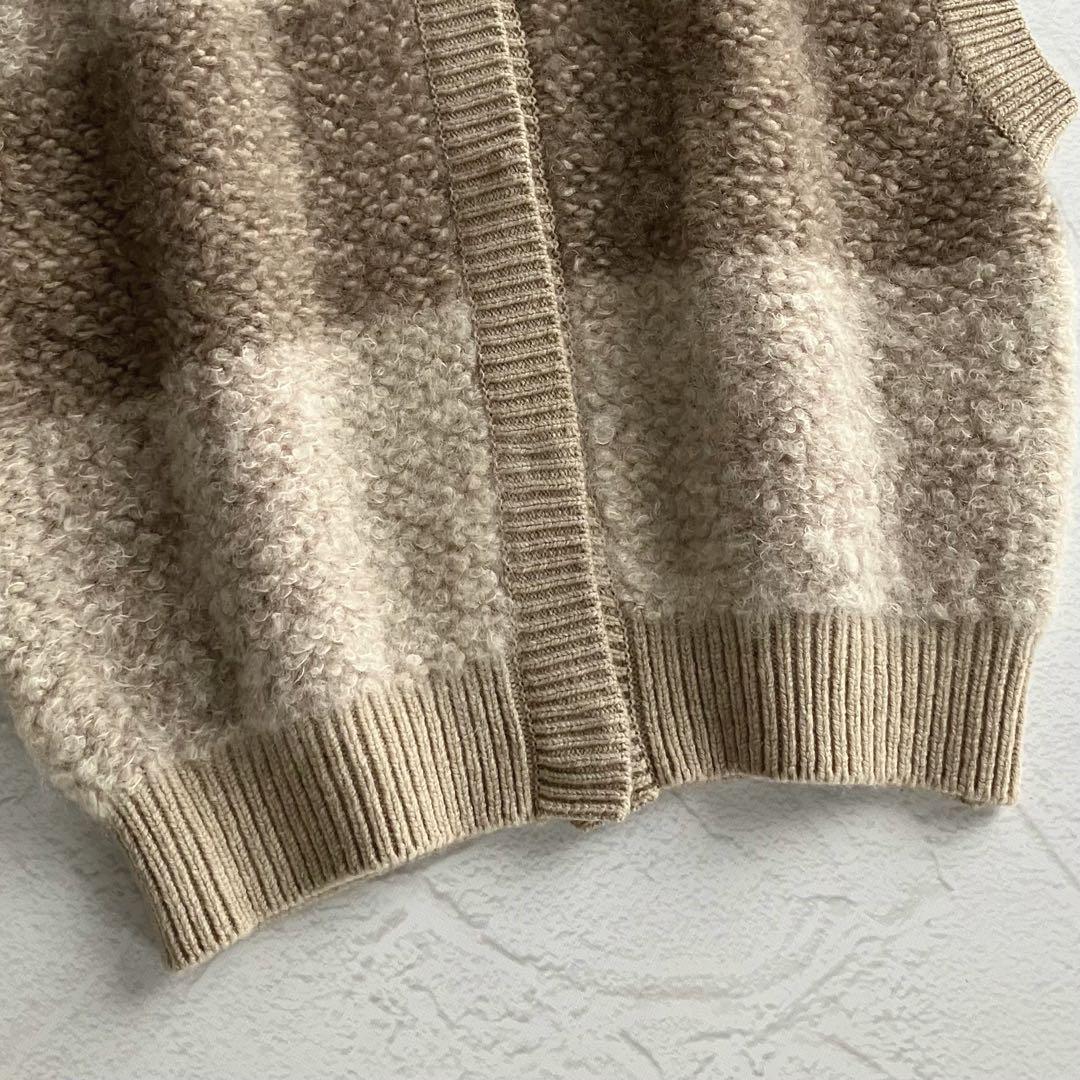 ✨極美品✨マーレンダム スウィンスウィング ブークレー ボア ベスト モヘヤ混