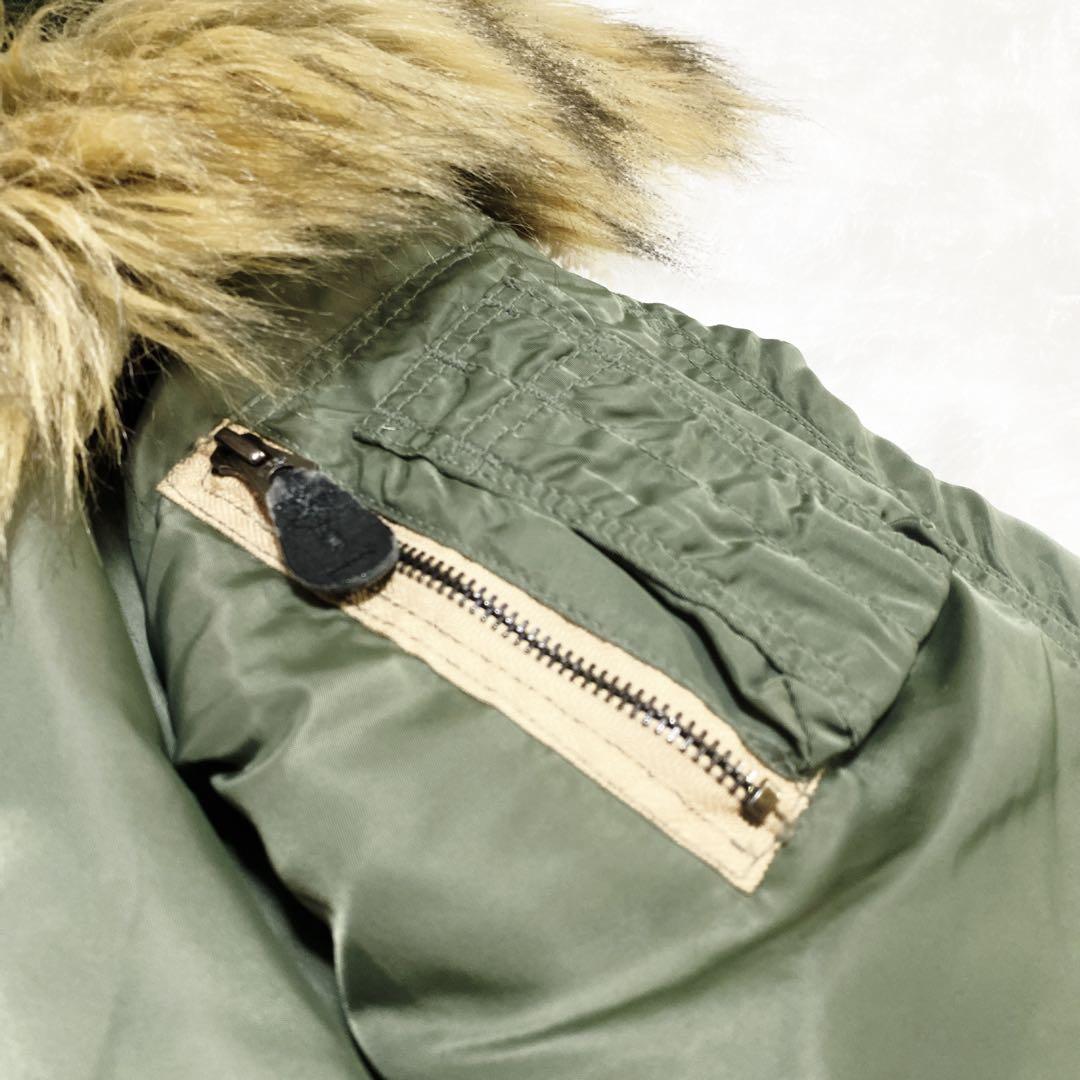 AVIREX アヴィレックス N-2B 短丈 背中ロゴ フライトジャケット L