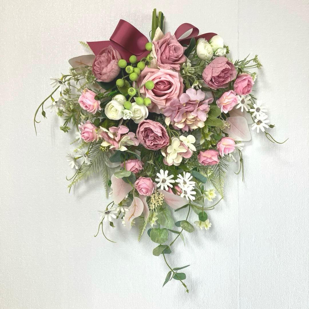 『フルール エテ 』 no.5 壁掛けブーケ