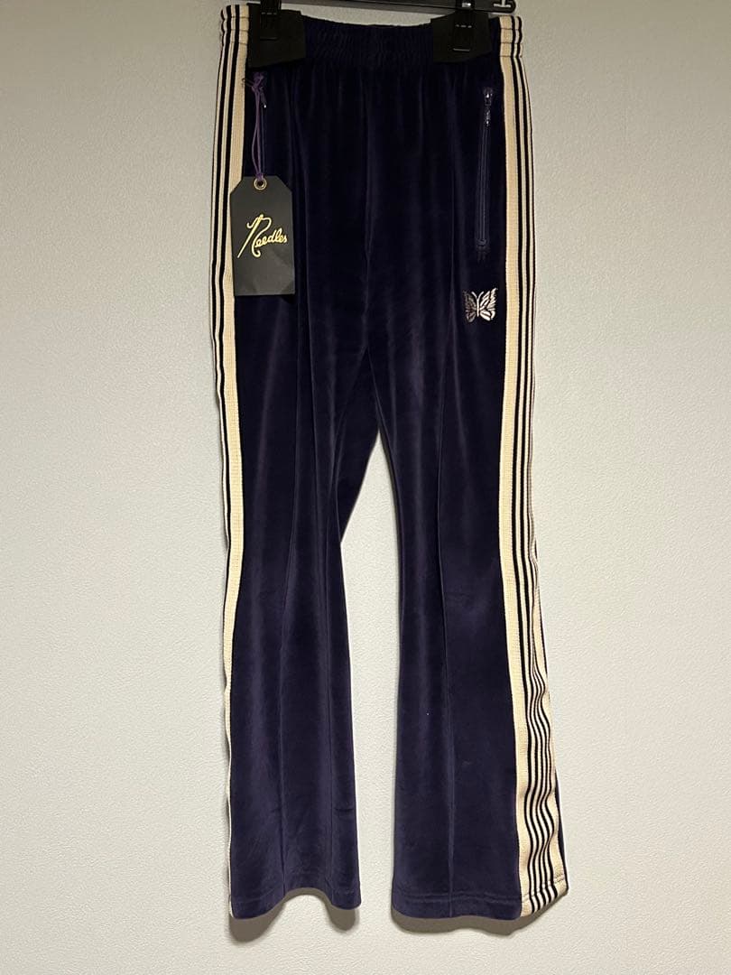 Needles ニードルズブーツカット ベロア トラックパンツ