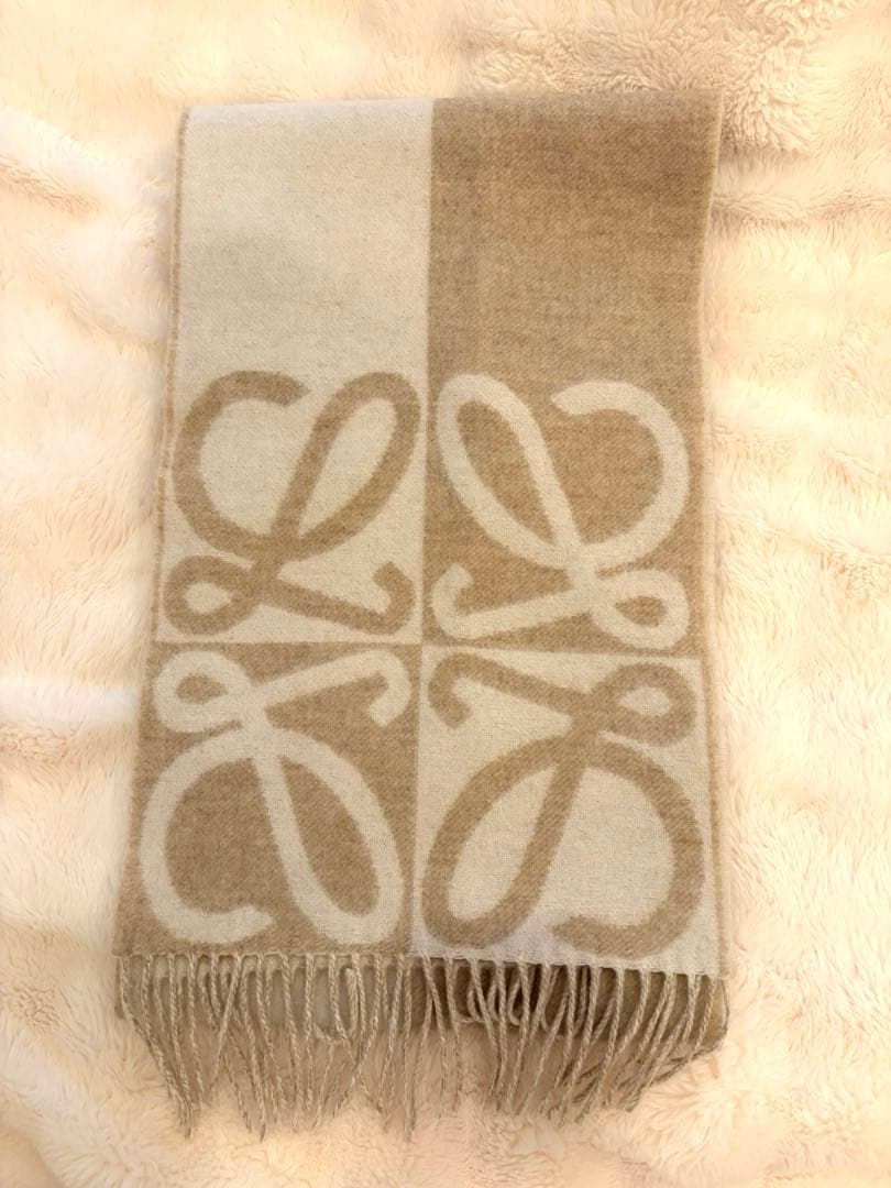 【ロエベ】マフラー（ウール&カシミヤ）