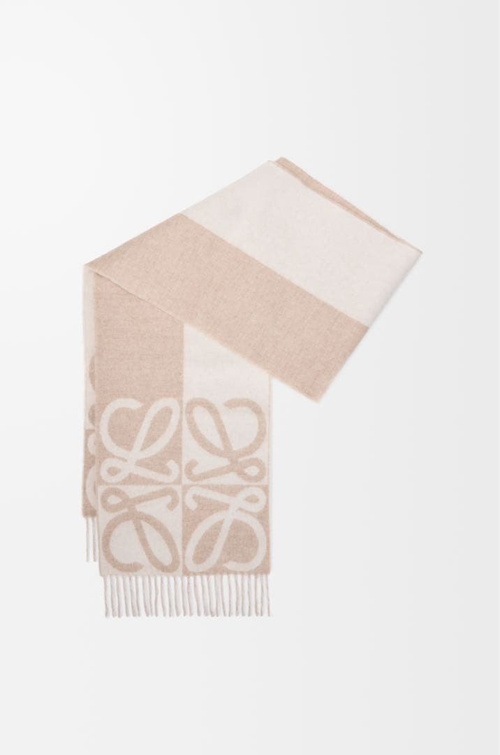 【ロエベ】マフラー（ウール&カシミヤ）