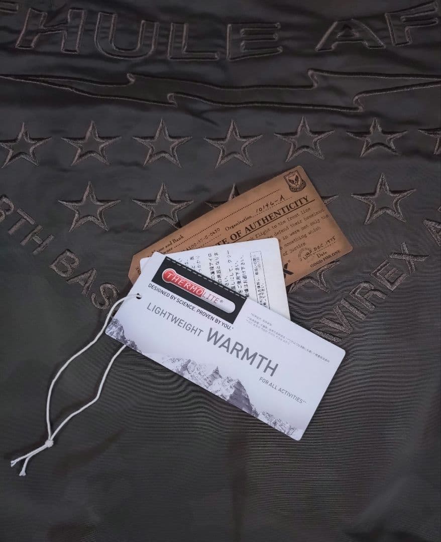 アヴィレックス AVIREX MA-1フライトジャケット サーモライト 微カモ