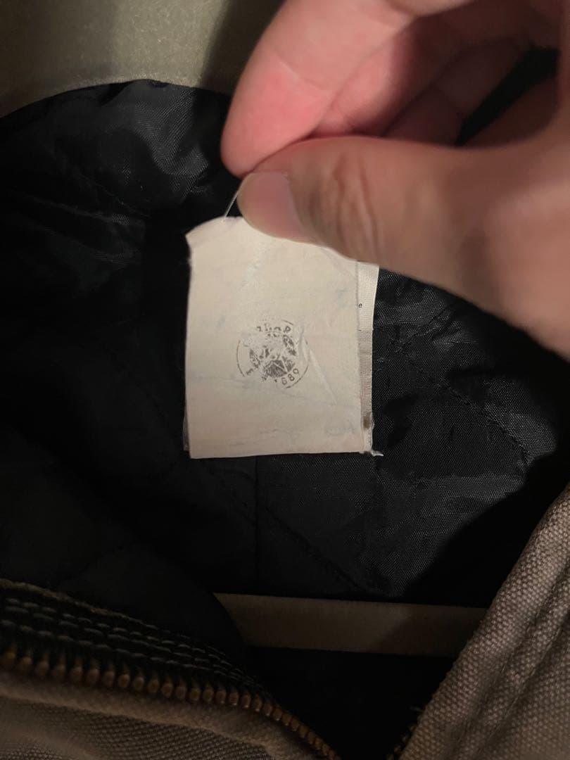 Carhartt グレー フルジップジャケット