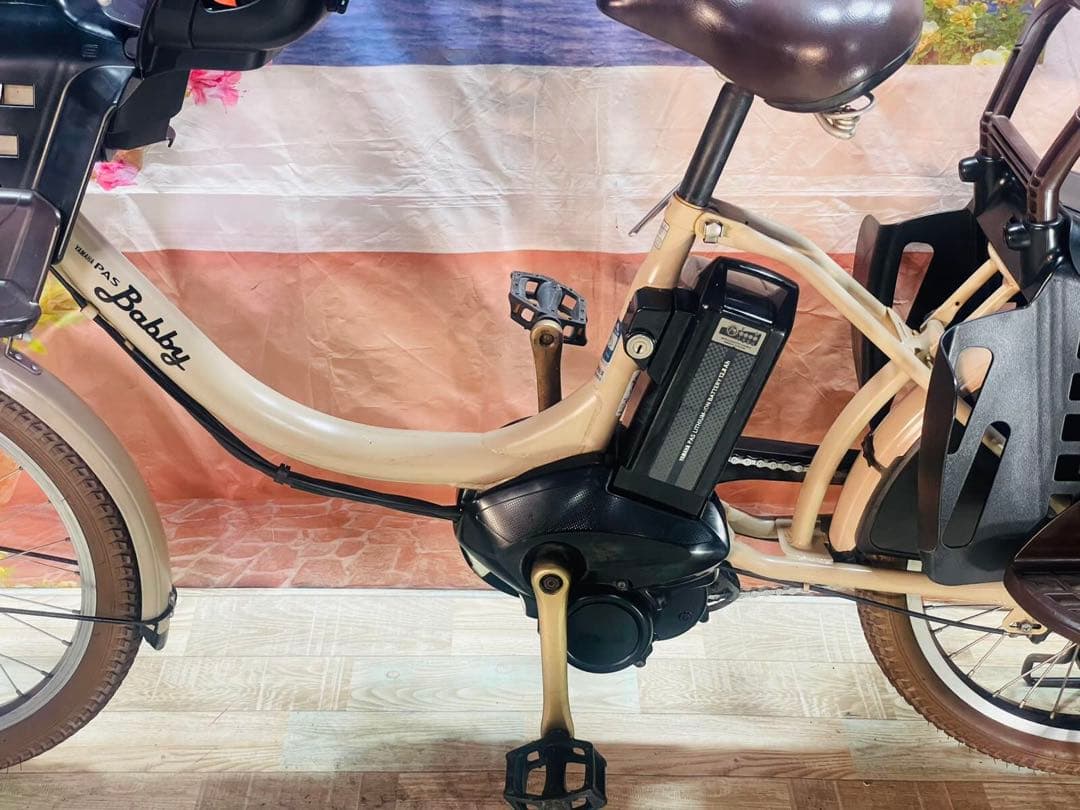 人気モデル！パスバビー12AH⭐️ヤマハ子供乗せ電動自転車Y3277