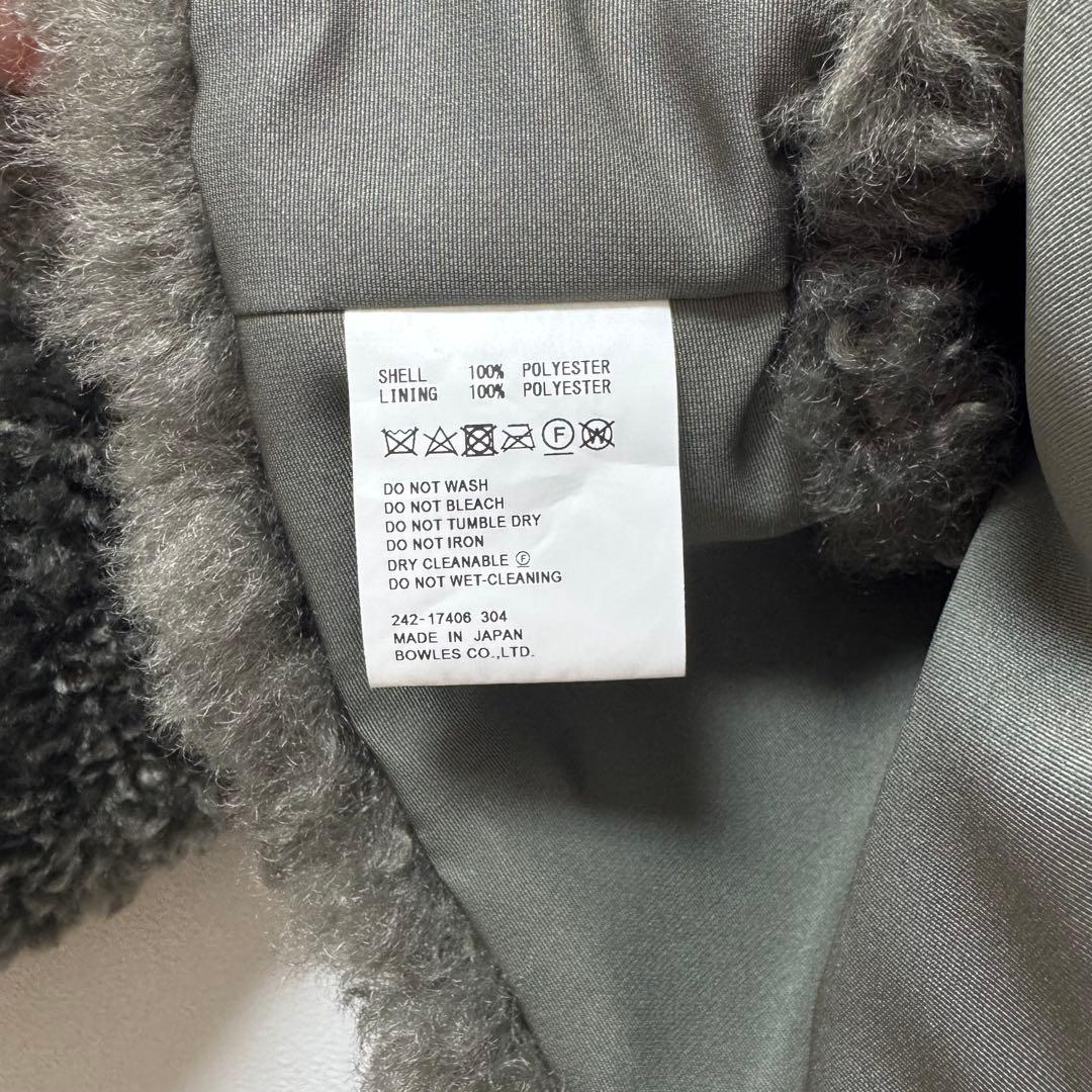 【新品タグ付】HYKE FAUX SHEARLING VEST ボアベスト