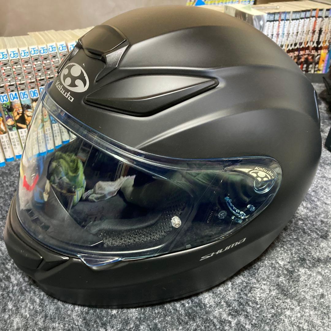 OGK KABUTO　バイクヘルメットフルフェイス　SHUMA フラットブラック