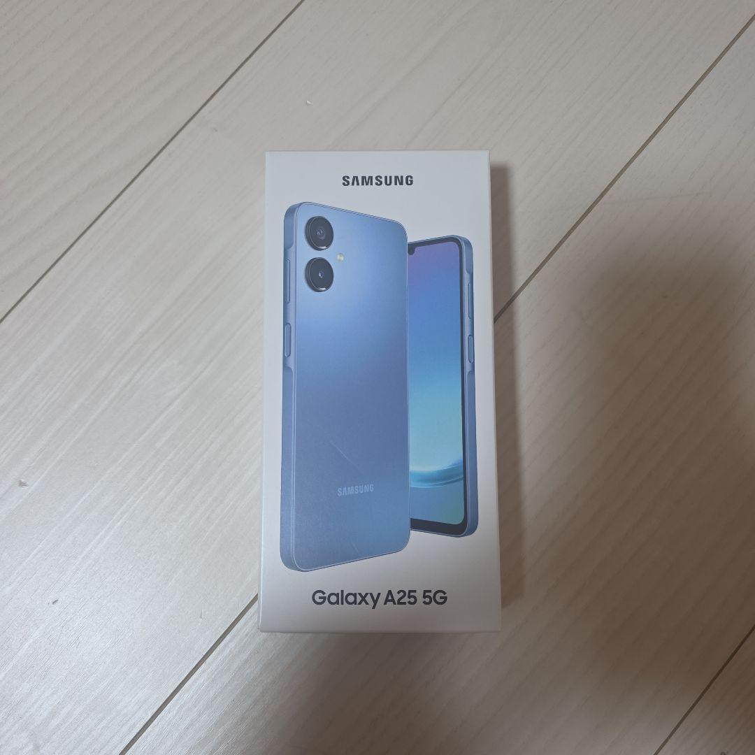 Samsung Galaxy A25 5G ブルー 本体