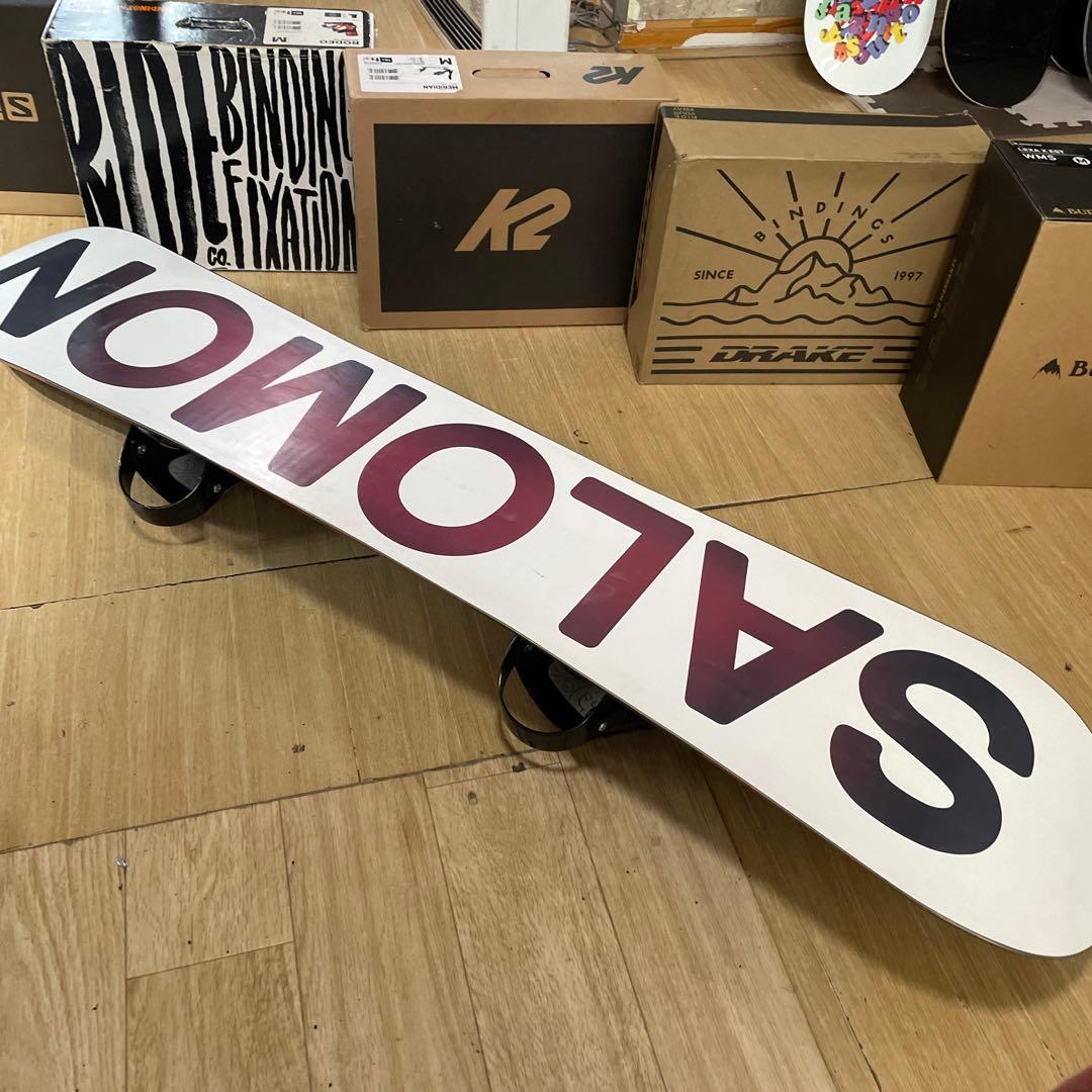 SALOMON×DRAKE　サロモン　ドレイクバインディング付スノーボードセット