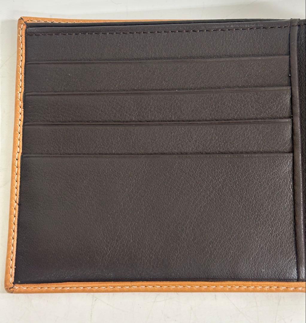 未使用　LOEWE ロエベ　ブラウン 二つ折り財布　箱あり