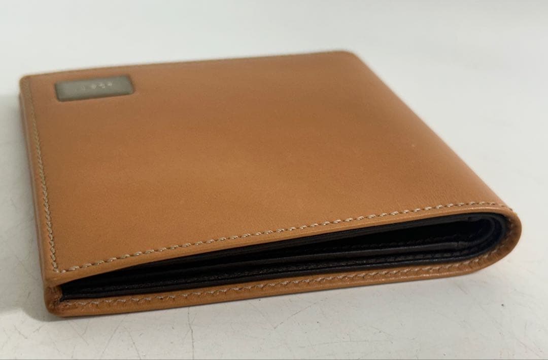 未使用　LOEWE ロエベ　ブラウン 二つ折り財布　箱あり