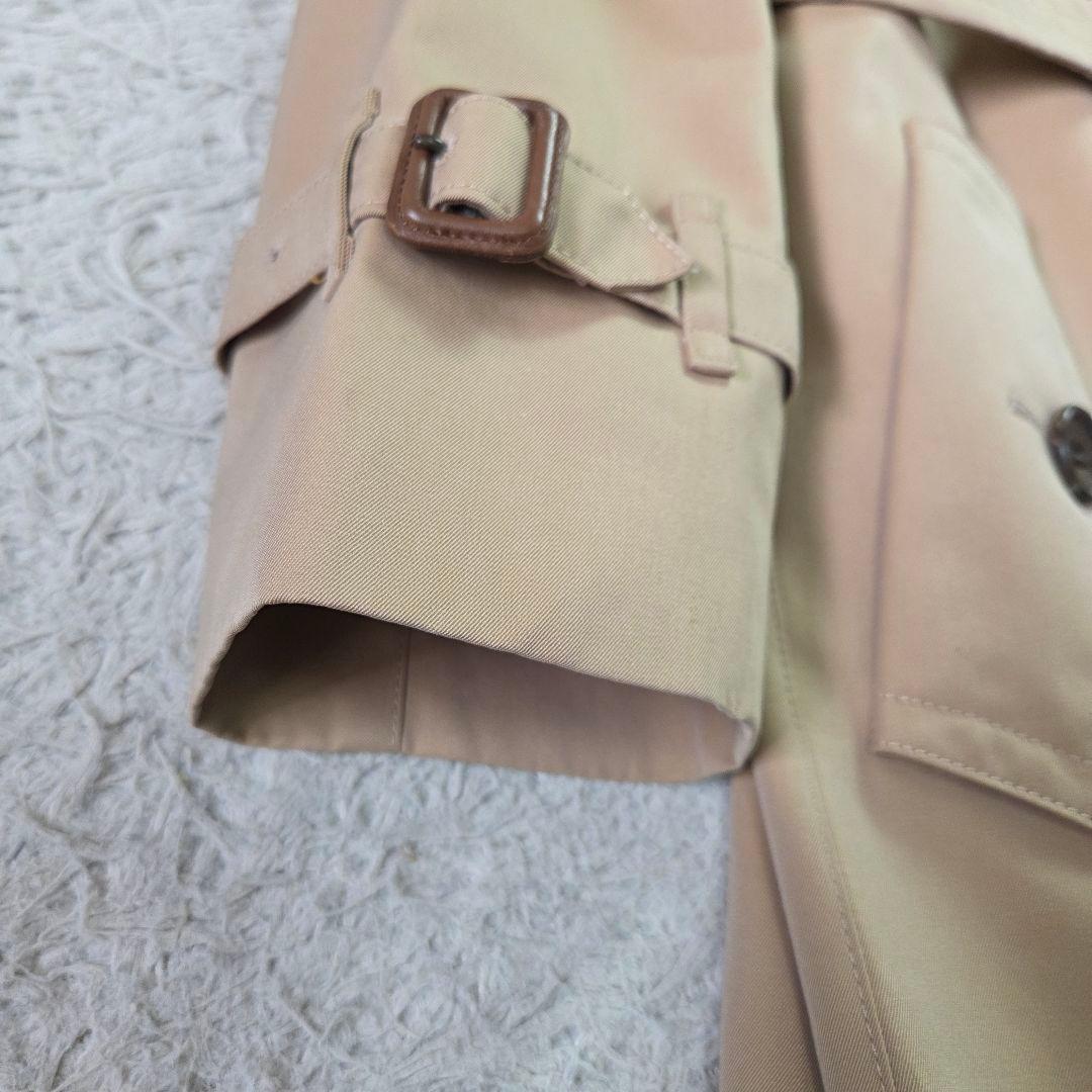 極美品 バーバリー トレンチコート 希少サイズ L ノバチェック ハニーベージュ