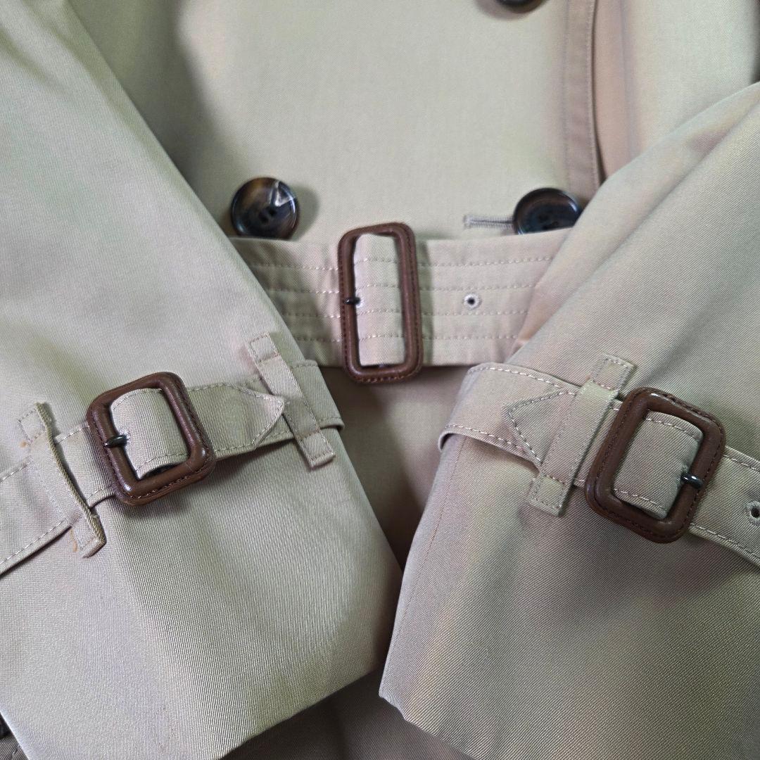 極美品 バーバリー トレンチコート 希少サイズ L ノバチェック ハニーベージュ