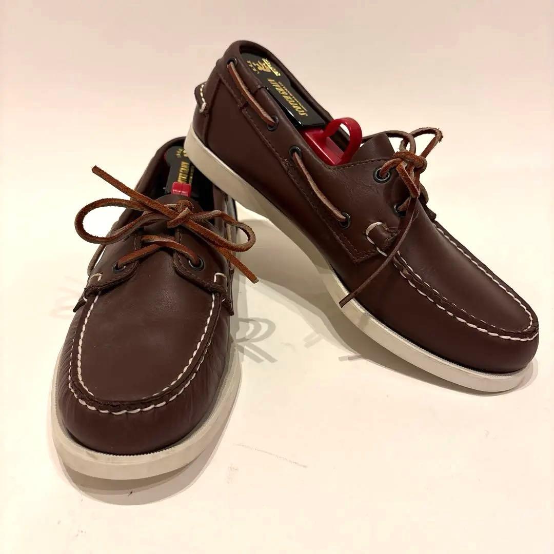 【美品】SEBAGO セバゴ デッキシューズ 茶色 革 27cm