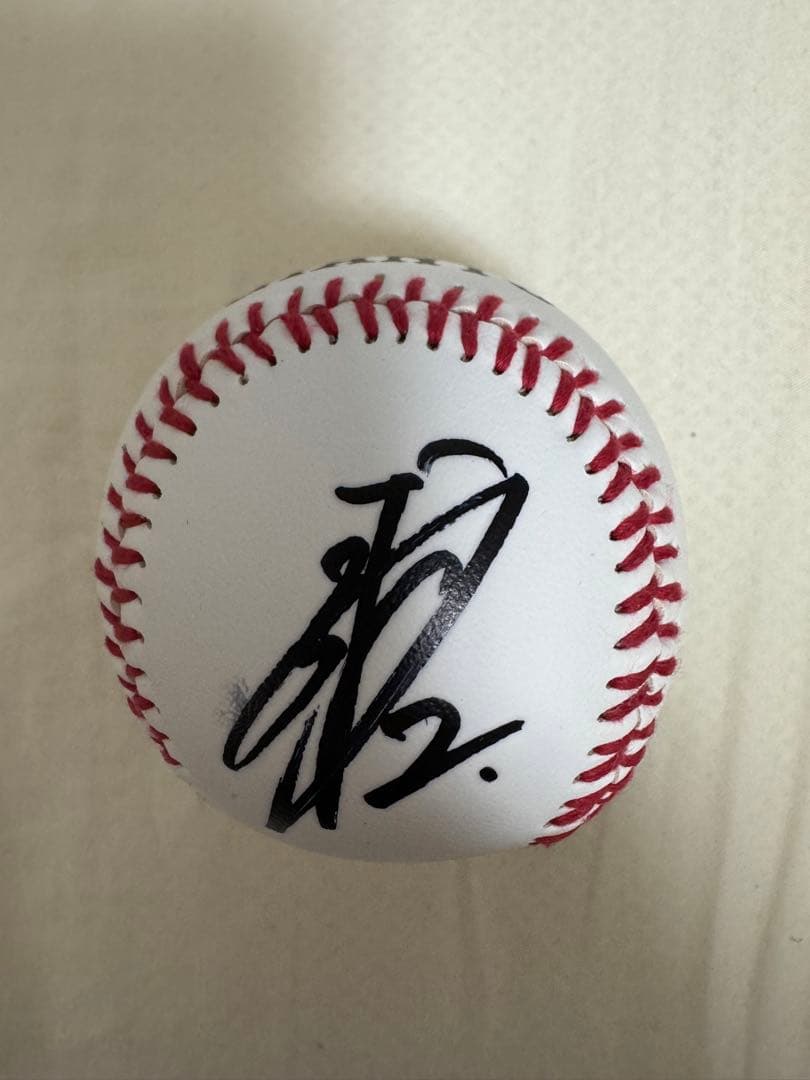 巨人 読売ジャイアンツ 吉川尚輝 2 直筆 サインボール 投げ込み 投げ入れ