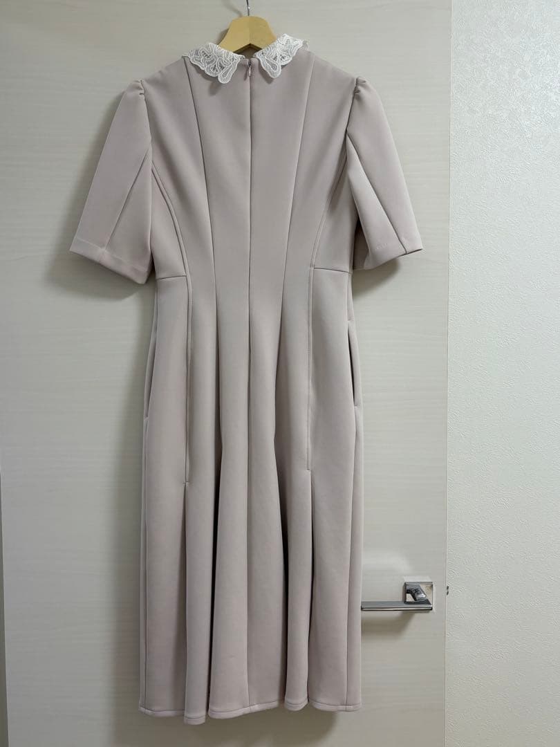 最終値下げ♡美品　CELFORD セルフォード♪レースカラー付きポンチワンピース