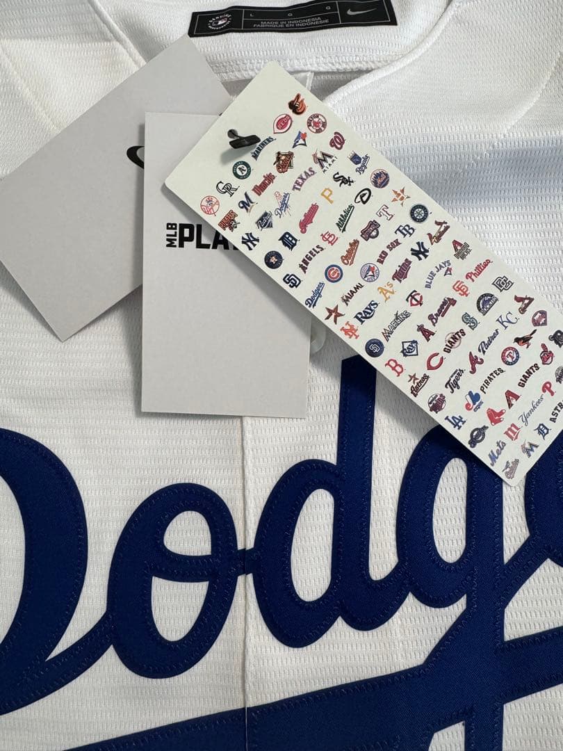 【新品未使用】大谷翔平 ユニフォーム ドジャース Lサイズ MLB公式