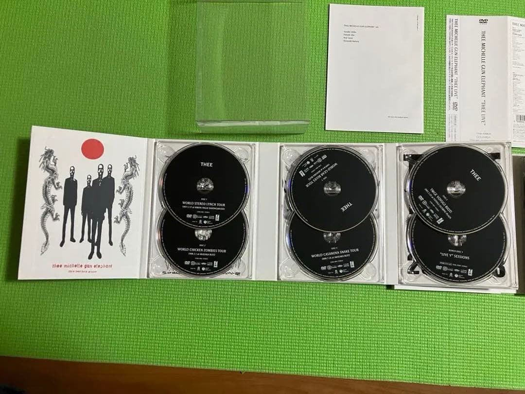 ミュージック THEE MICHELLE GUN ELEPHANT LIVE DVD BOX