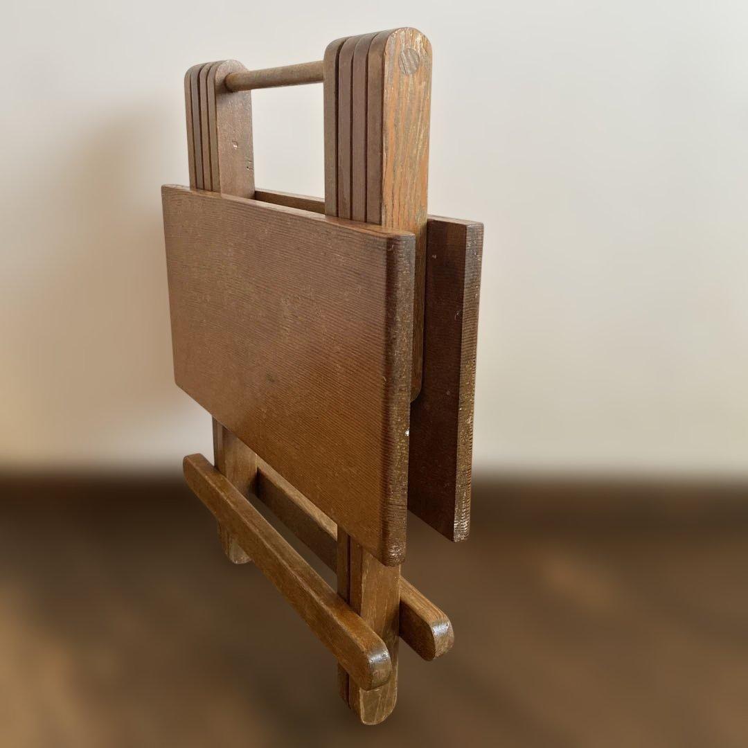 ヴィンテージ フォールディングウッドテーブル キャンプ　アウトドア　USA