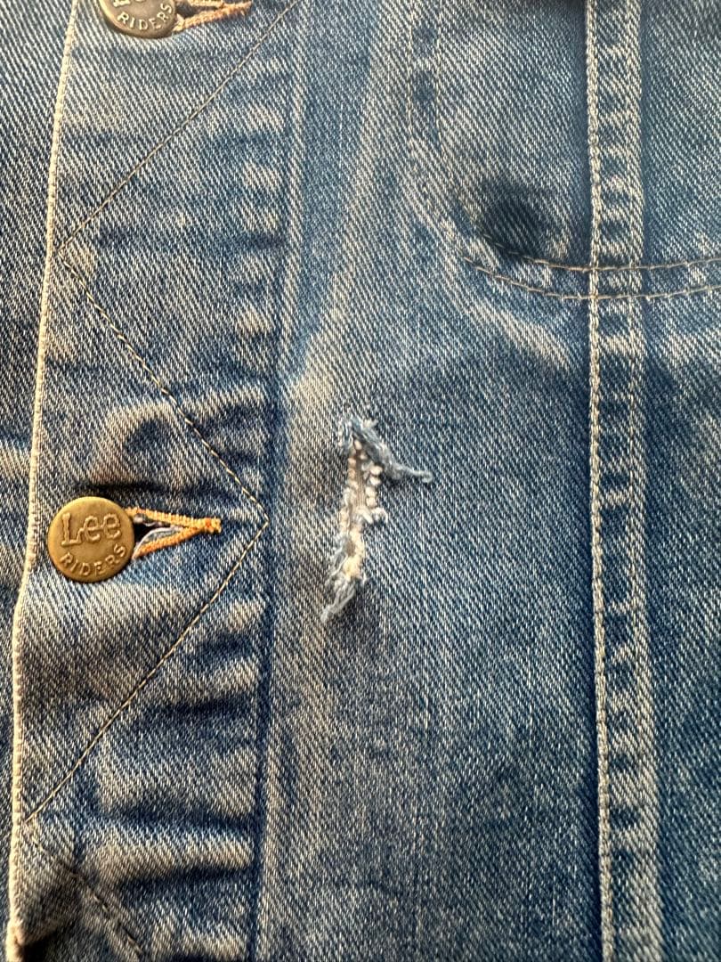 【70s抜群】Lee101-Jライダース デニムジャケット
