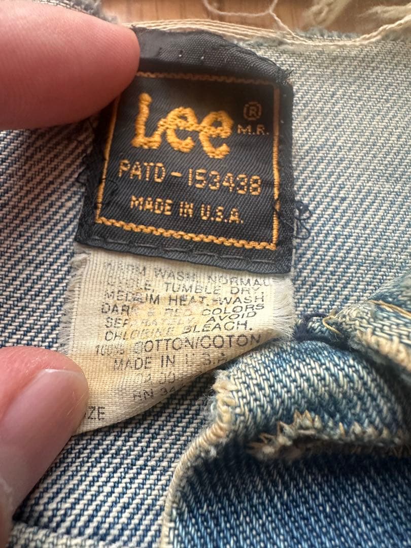 【70s抜群】Lee101-Jライダース デニムジャケット