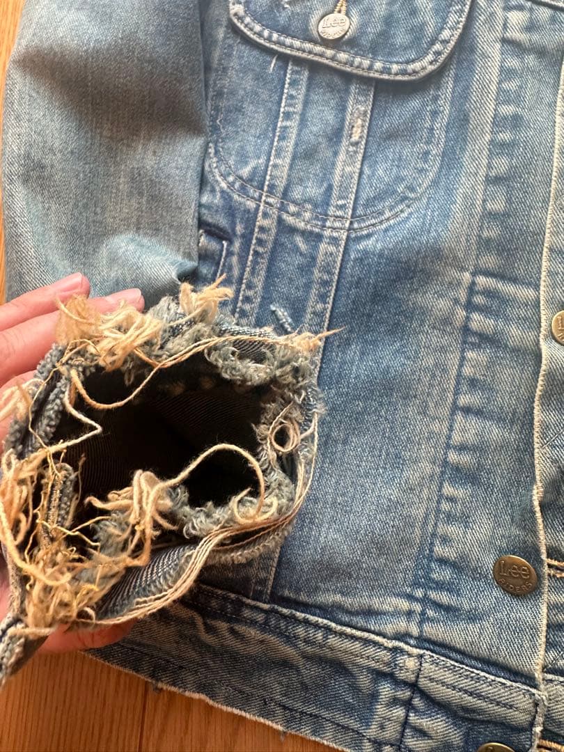 【70s抜群】Lee101-Jライダース デニムジャケット