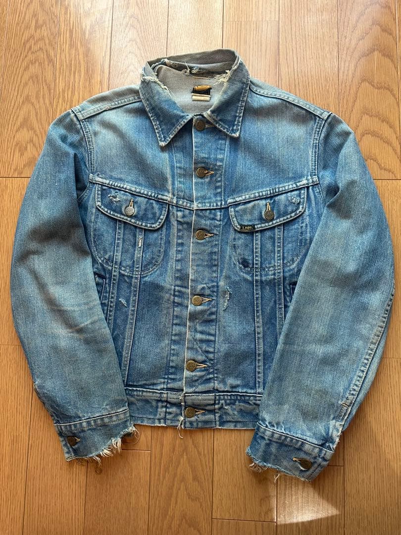 【70s抜群】Lee101-Jライダース デニムジャケット