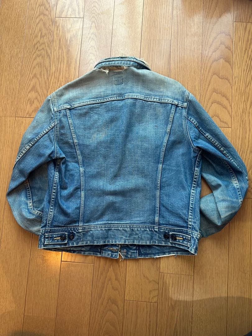 【70s抜群】Lee101-Jライダース デニムジャケット