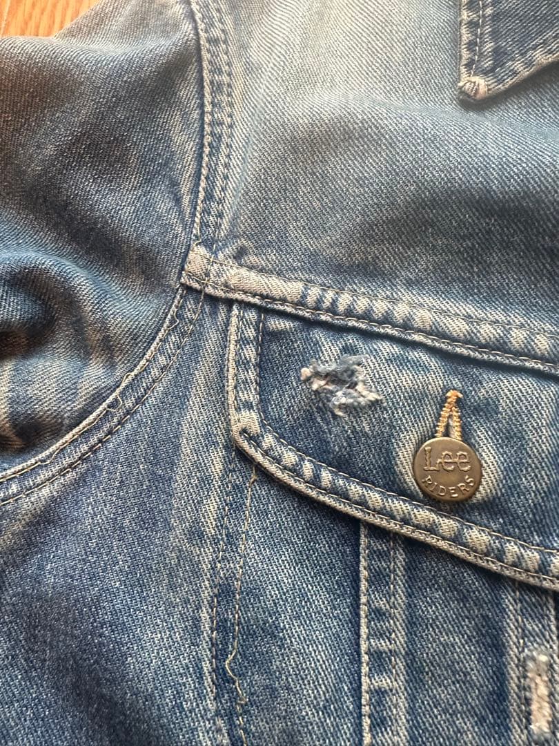 【70s抜群】Lee101-Jライダース デニムジャケット