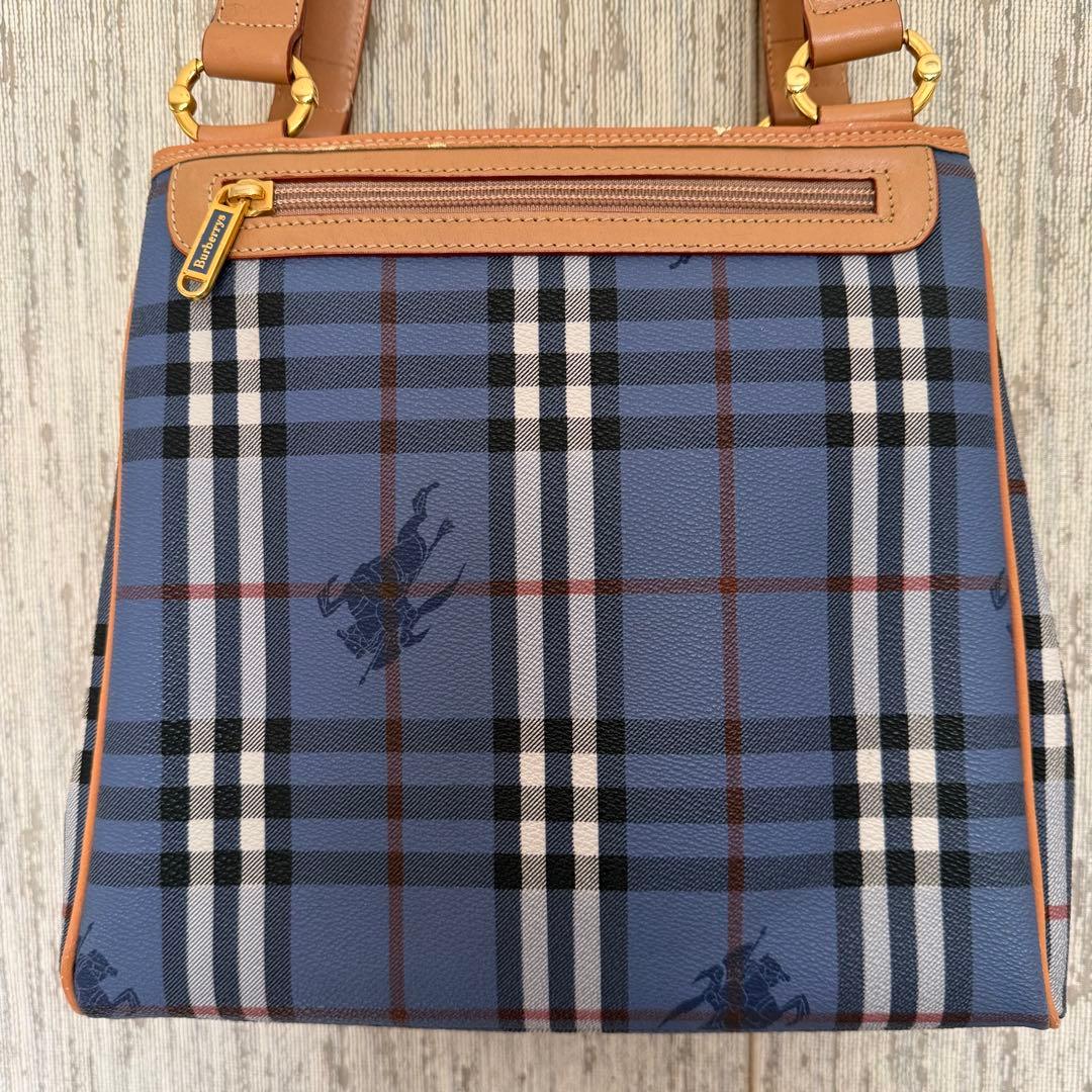 【希少】バーバリー トートバッグ ハンドバッグ PVC レザー