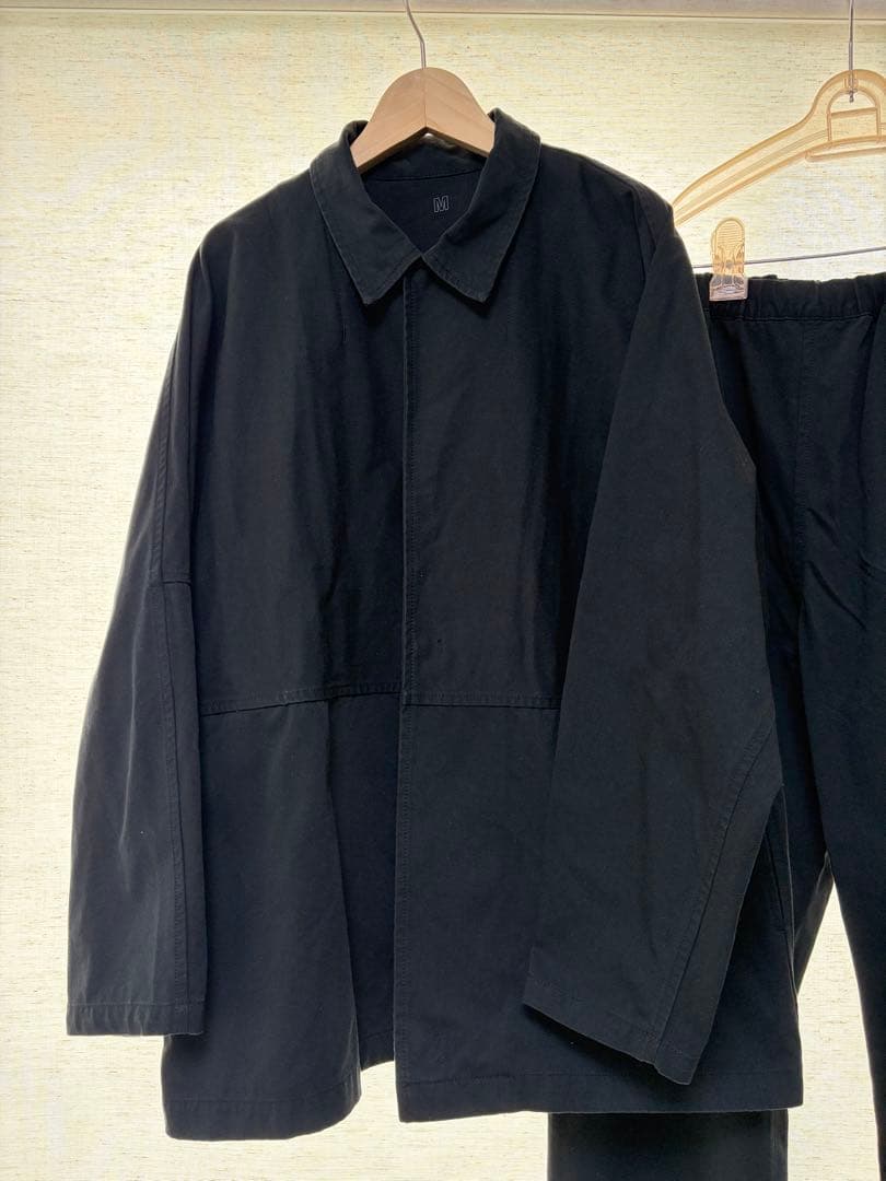 Muji labo 燃えにくい素材を使ったジャケットとパンツセットアップM
