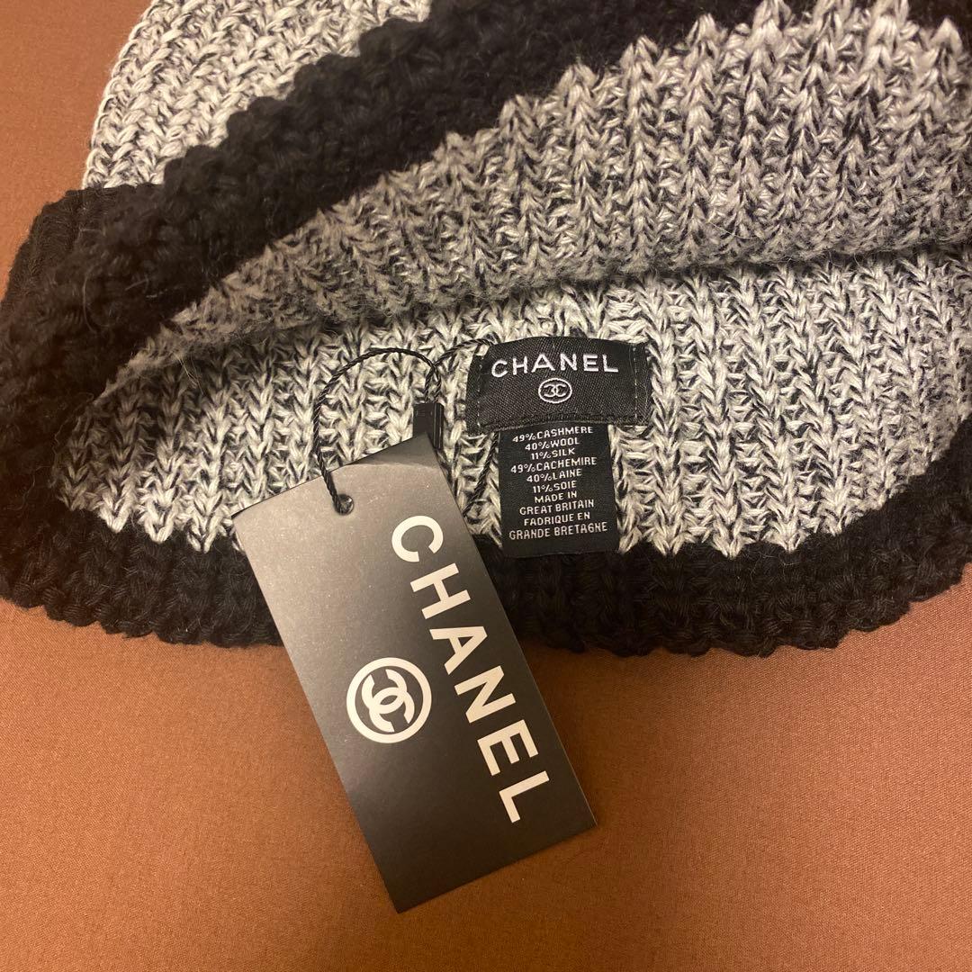 【新品未使用】 CHANEL ニット帽 ユニセックス ノベルティ　✴︎おまけ付✴︎