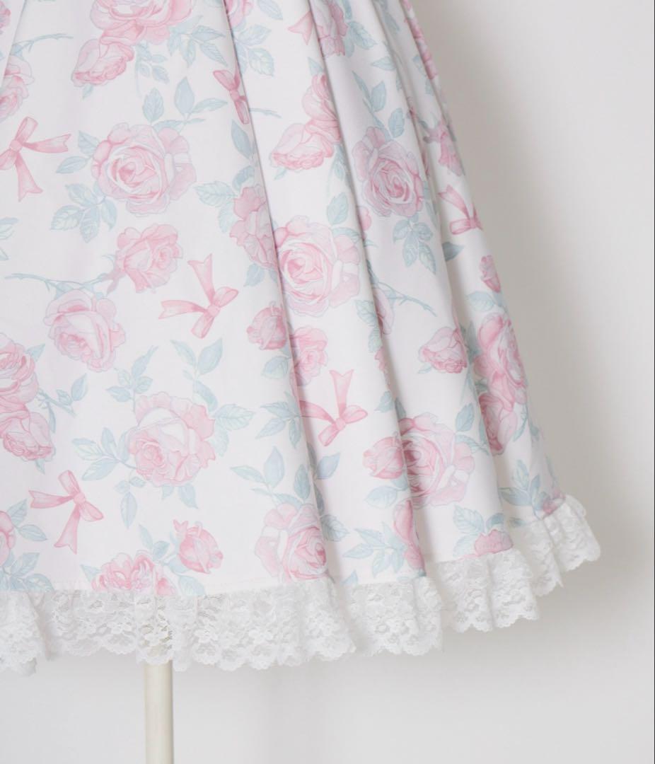 mellfymemory Rosy Floral Angelic ワンピース