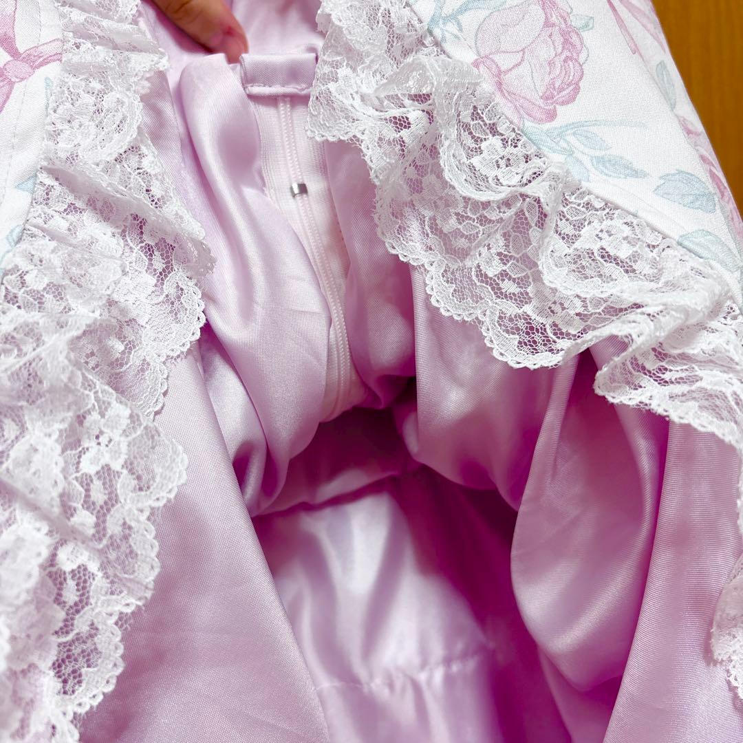 mellfymemory Rosy Floral Angelic ワンピース