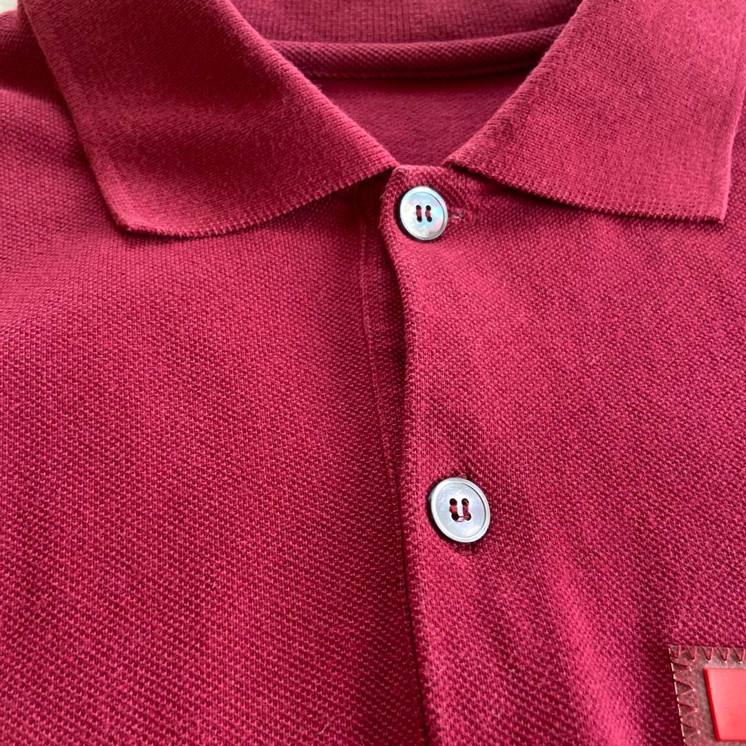 2003 プラダ ルナロッサ ポロシャツ ボルドー ヴィンテージ