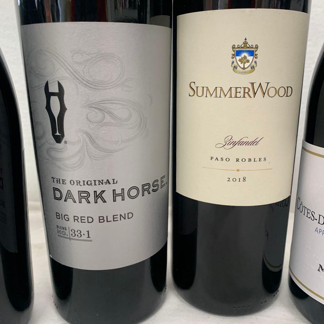 【特選ワイン　7本セット】アメリカ　イタリア　フランス　熟成赤ワイン　750ml