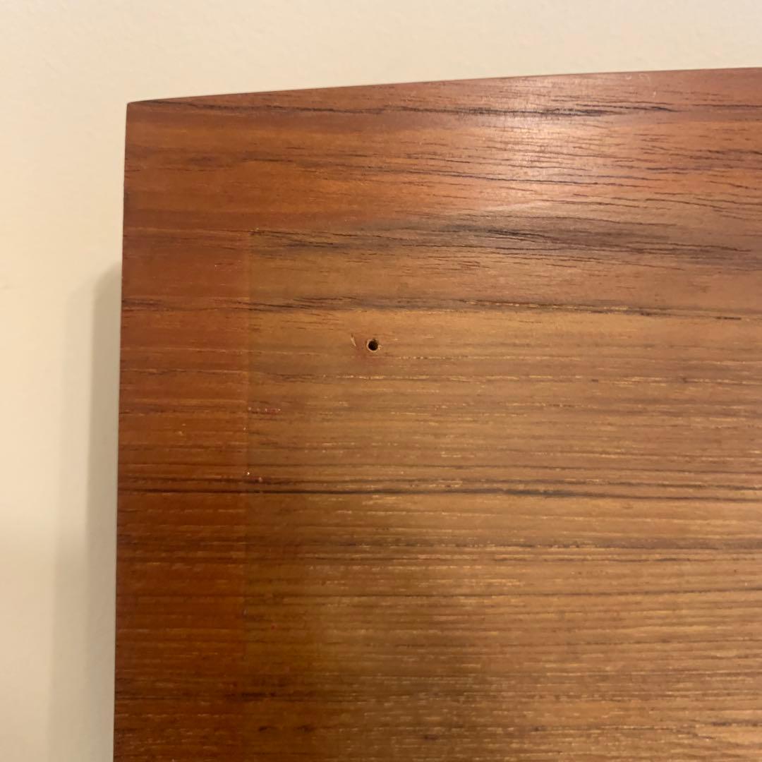 訳ありヴィンテージ北欧家具/ブラウン木製ドレッサー/チェスト 3引き出し