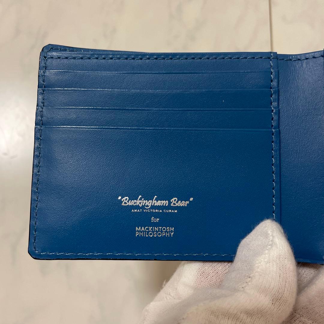 【新品未使用】マッキントッシュフィロソフィー バッキンガムベア 二つ折り財布