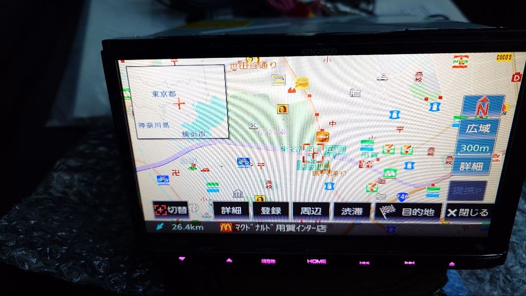 KENWOOD 彩速ナビ MDV-M705