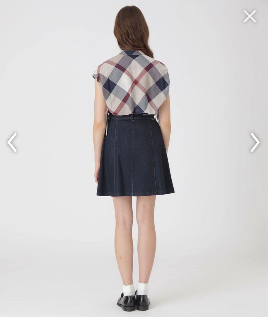 BLUE LABEL CRESTBRIDGE デニムミニスカート