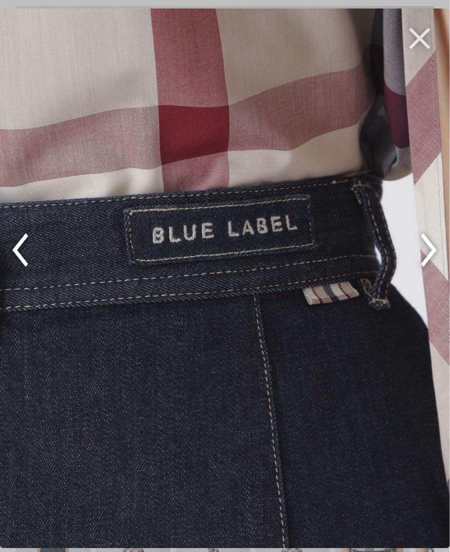 BLUE LABEL CRESTBRIDGE デニムミニスカート