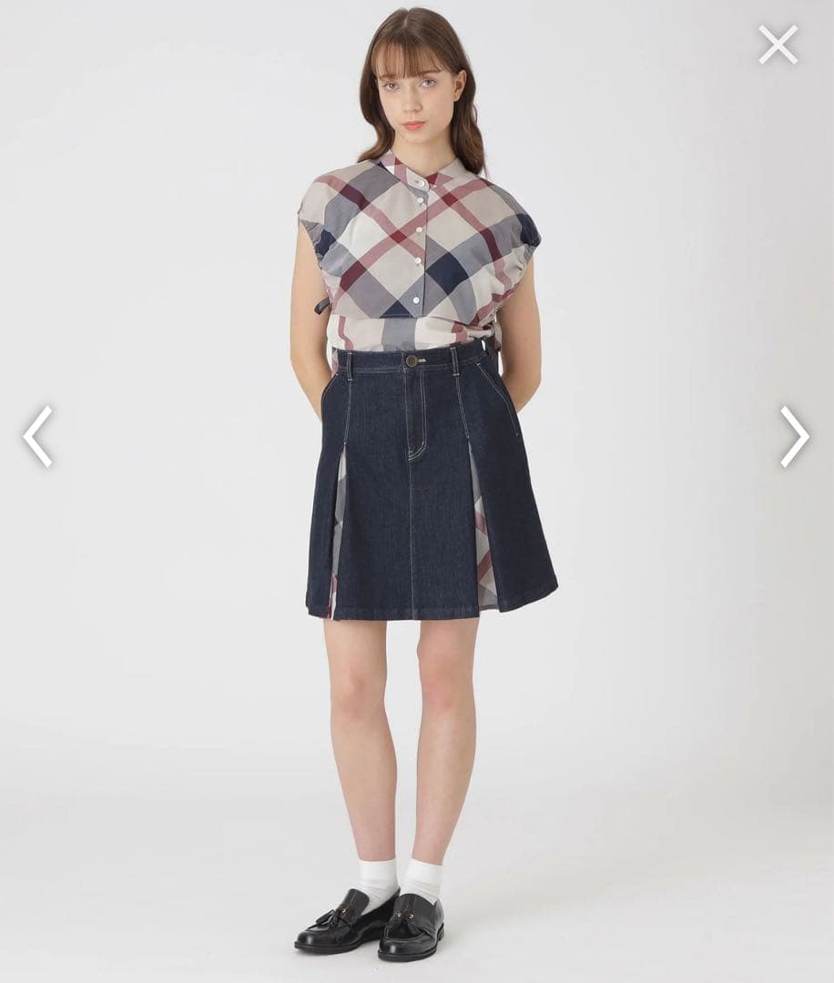 BLUE LABEL CRESTBRIDGE デニムミニスカート