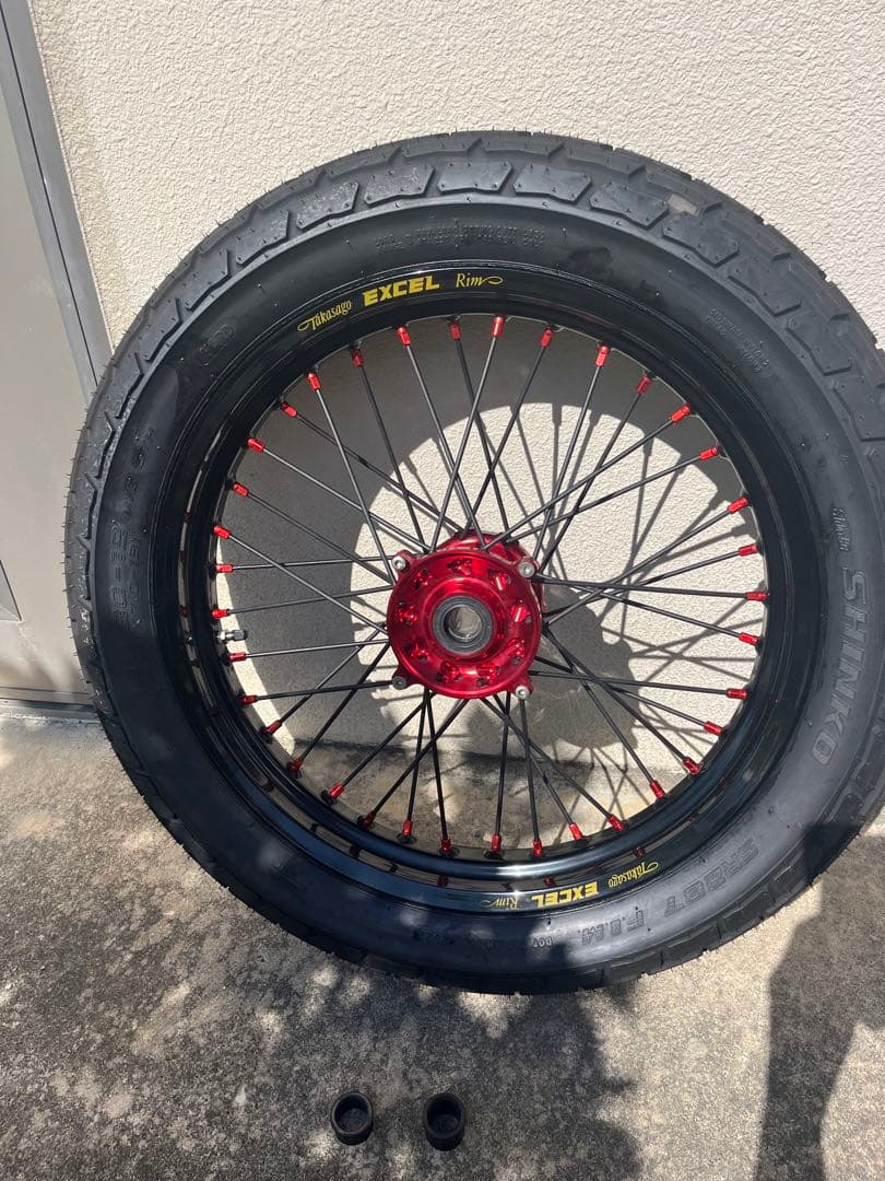 ハスクバーナ　ホイールタイヤセット　送料込み！