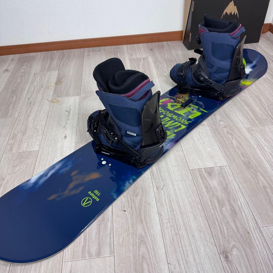 専用nature スノーボード 150cm 三点セット