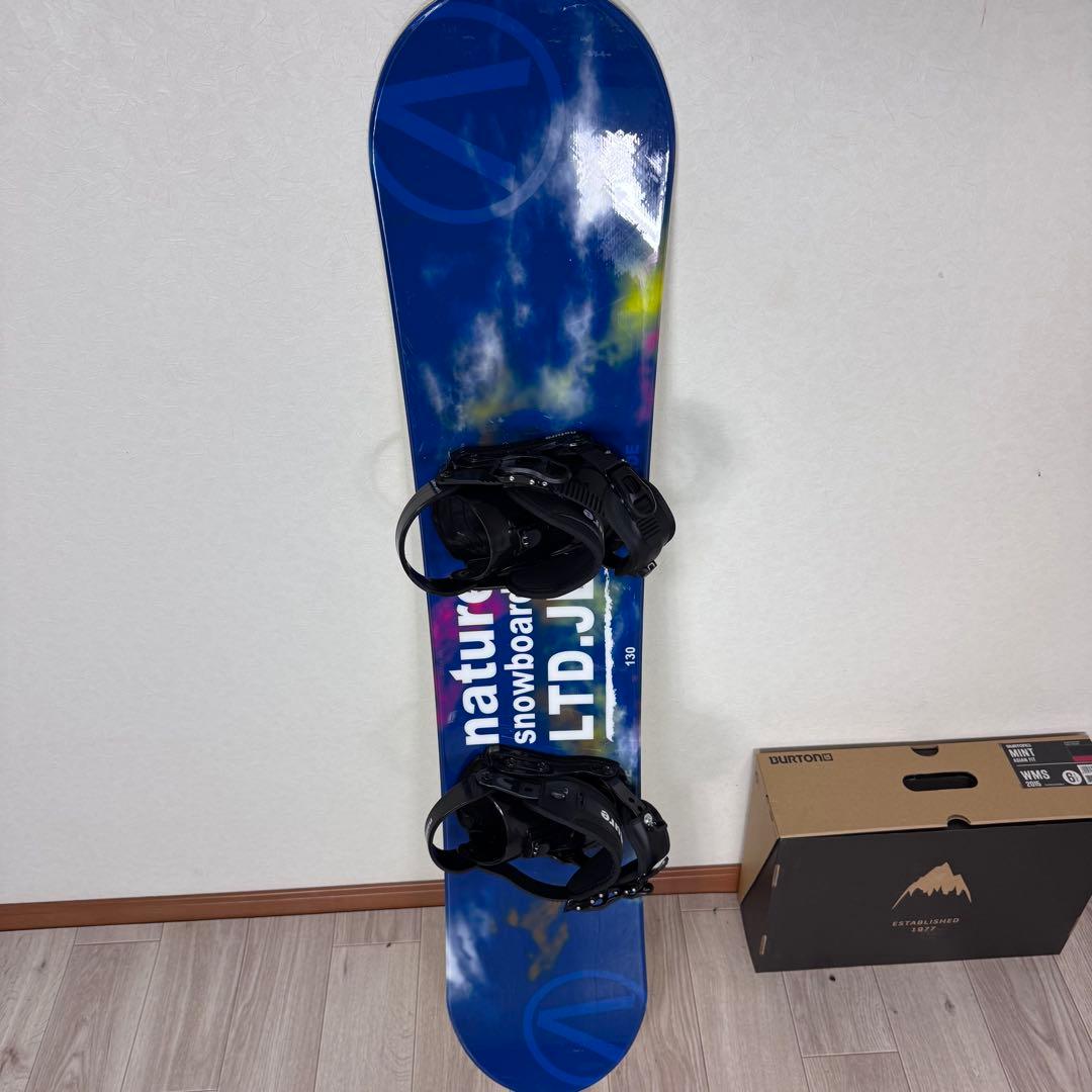 専用nature スノーボード 150cm 三点セット