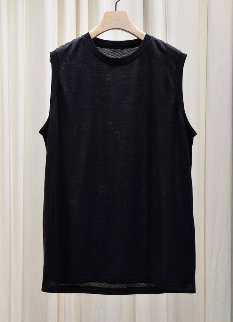 COMOLI 25ssウールメッシュ ノースリーブsize4新品未使用