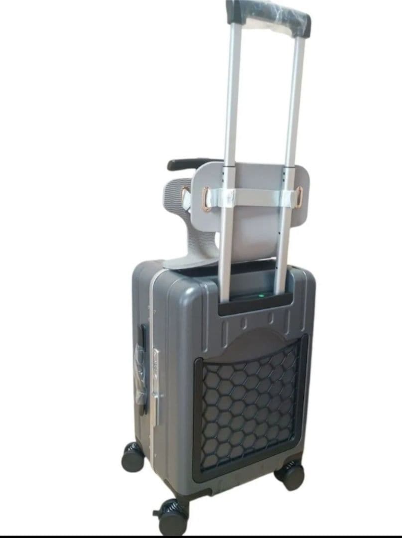 NORICCO　子供が乗れる　スーツケース 座れる キャリーケース 機内 グレー