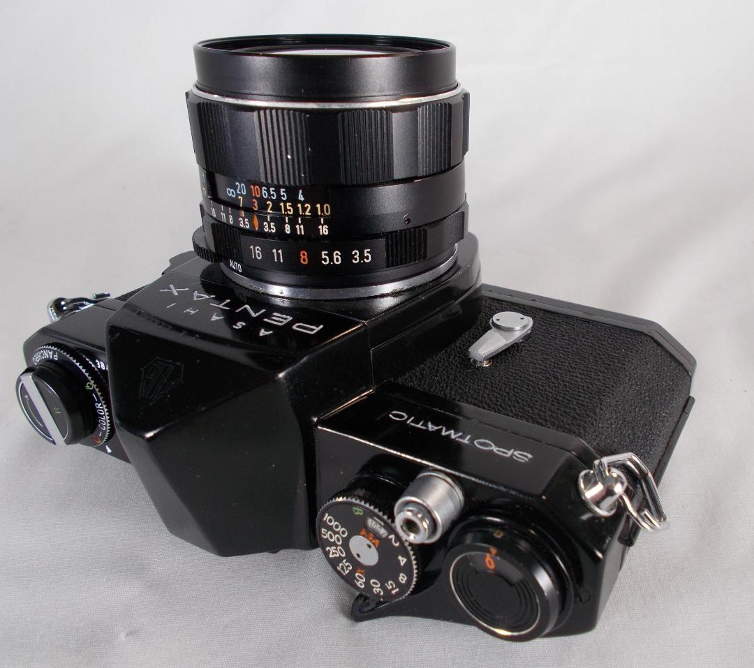 フィルムカメラ 整備済　Pentax SP　+ 広角レンズ 28mm　P260