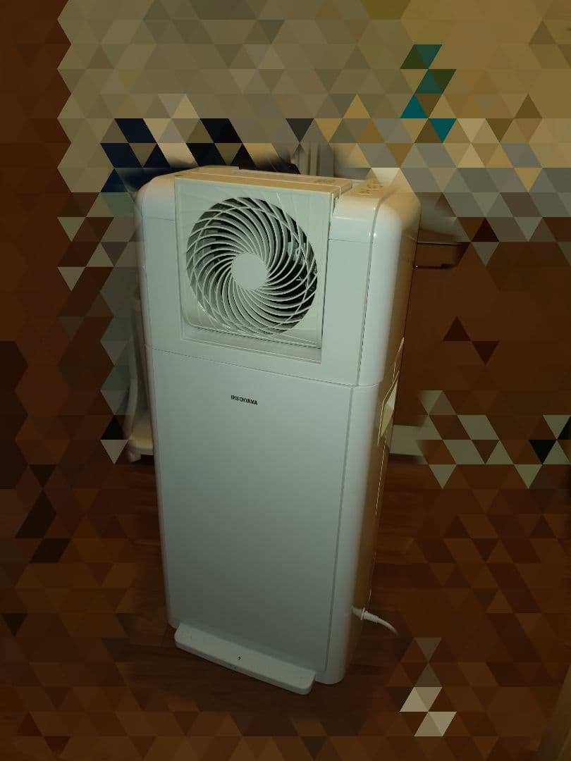 サーキュレーター衣類乾燥除湿機 デシカント式 20畳 8L IJDC-K80