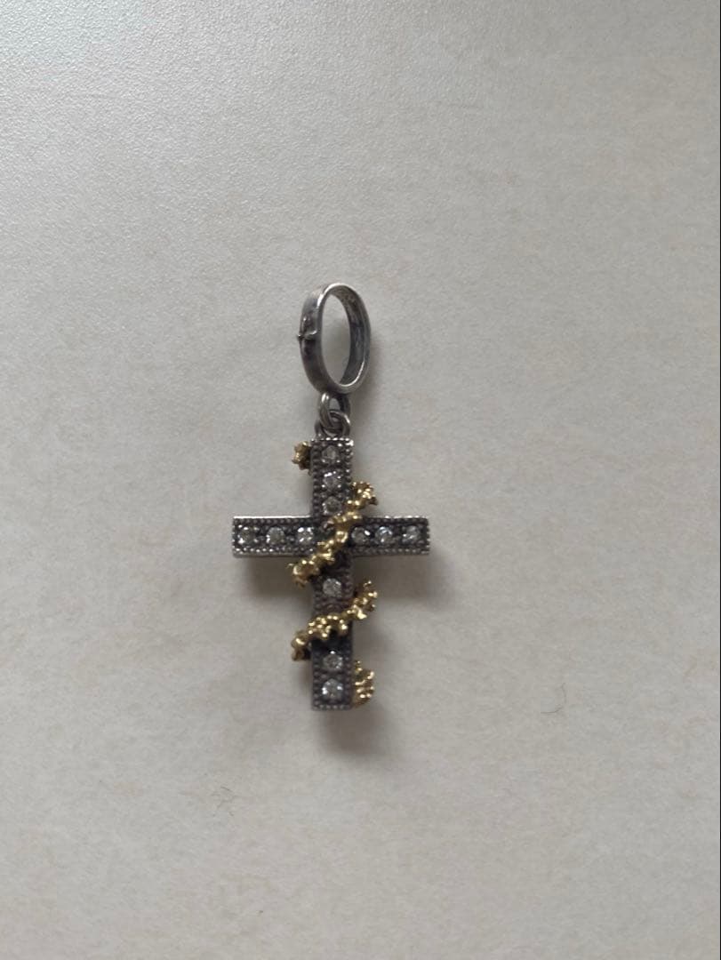 ★Love&hate ラブアンドヘイト クロスネックレス　付属品有